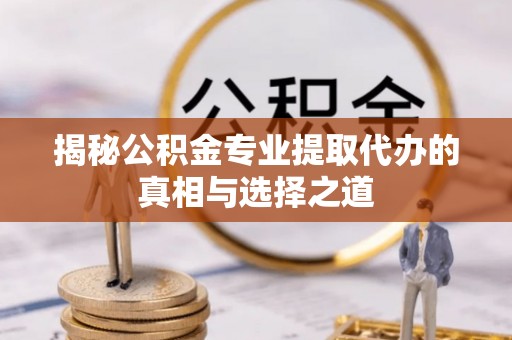 来宾揭秘公积金专业提取代办的真相与选择之道