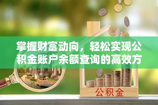 来宾掌握财富动向，轻松实现公积金账户余额查询的高效方式