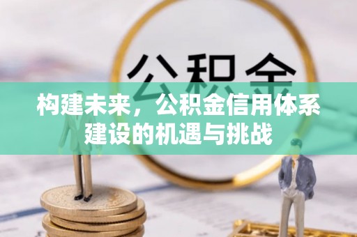来宾构建未来，公积金信用体系建设的机遇与挑战