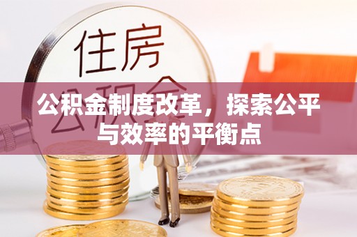 来宾公积金制度改革，探索公平与效率的平衡点