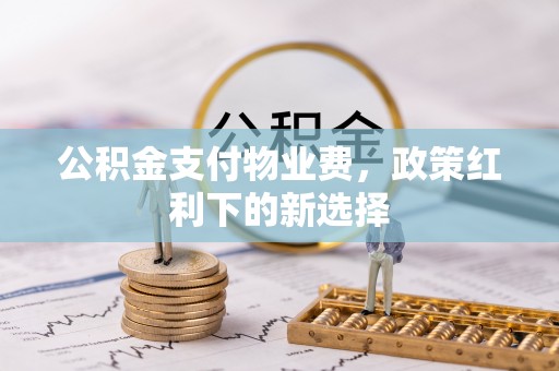 来宾公积金支付物业费，政策红利下的新选择