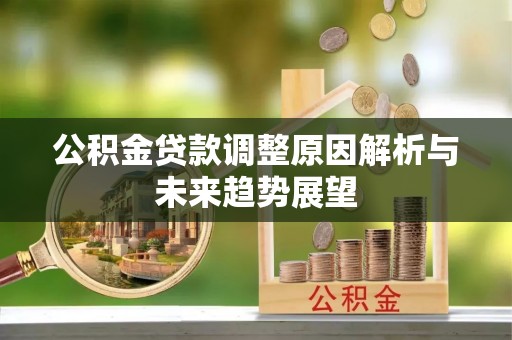 来宾公积金贷款调整原因解析与未来趋势展望