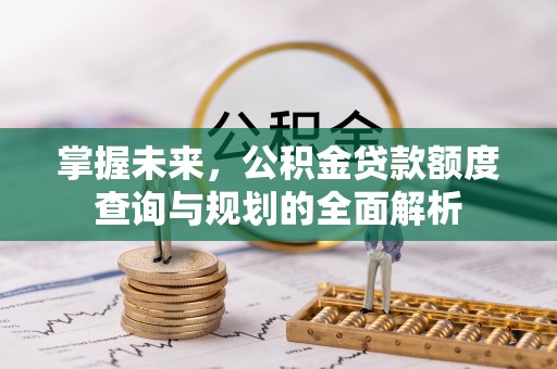 来宾掌握未来，公积金贷款额度查询与规划的全面解析
